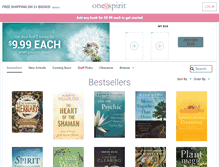 Tablet Screenshot of onespirit.com